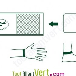 Bracelet anti-moustiques aux huiles essentielles Parakito Lezard Vert